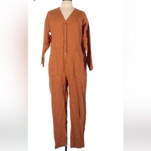 outerknown retrograde coveralls jumpsuit 100% linen one and done